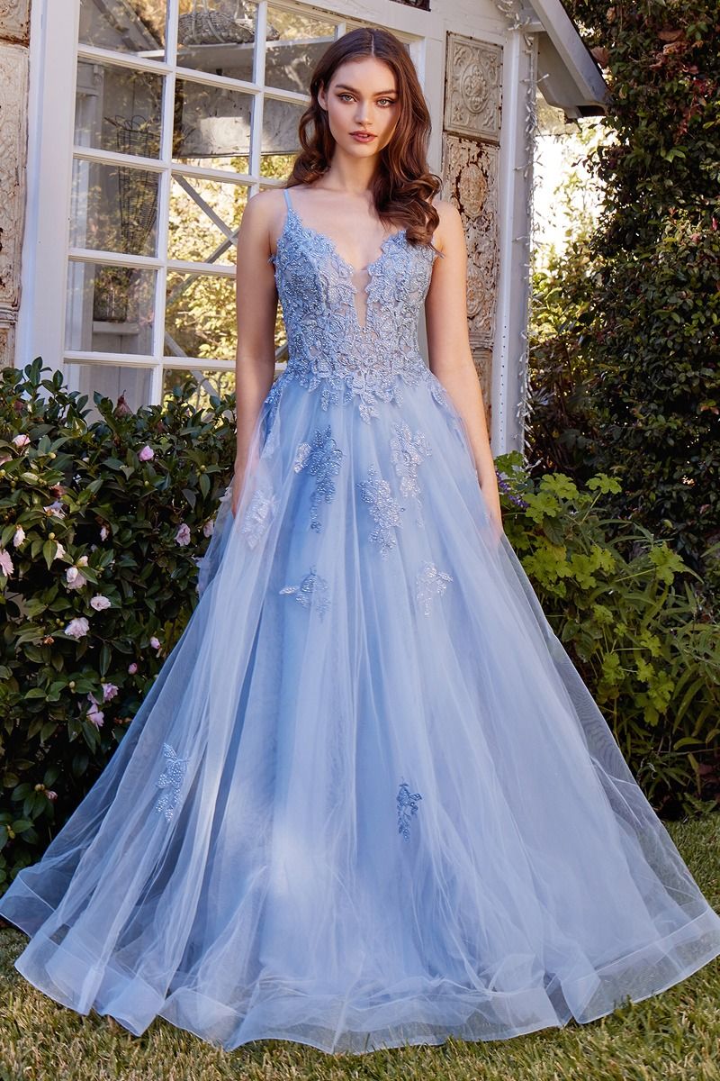 FIFE Lace Applique Tulle A Line Prom & Formal Dress FIFE Lace Applique Tulle A Line Prom & Formal Dress
