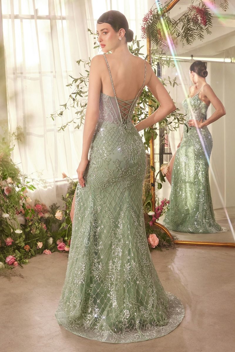 INA Couture Crystal Beaded Fitted Formal Evening Dress in Australia | One Honey Boutique