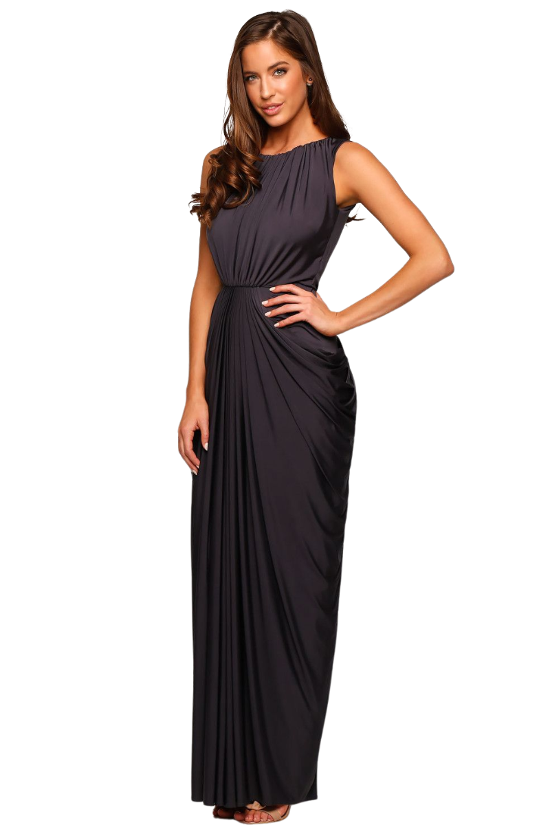 Pia Gladys Perey AMBROSIA Silk Jersey Mermaid Bridesmaid Maxi Dress