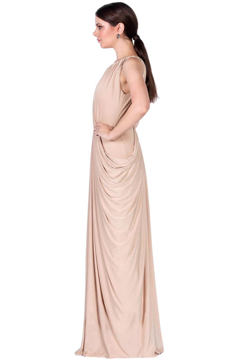 Pia Gladys Perey AMBROSIA Silk Jersey Mermaid Bridesmaid Maxi Dress