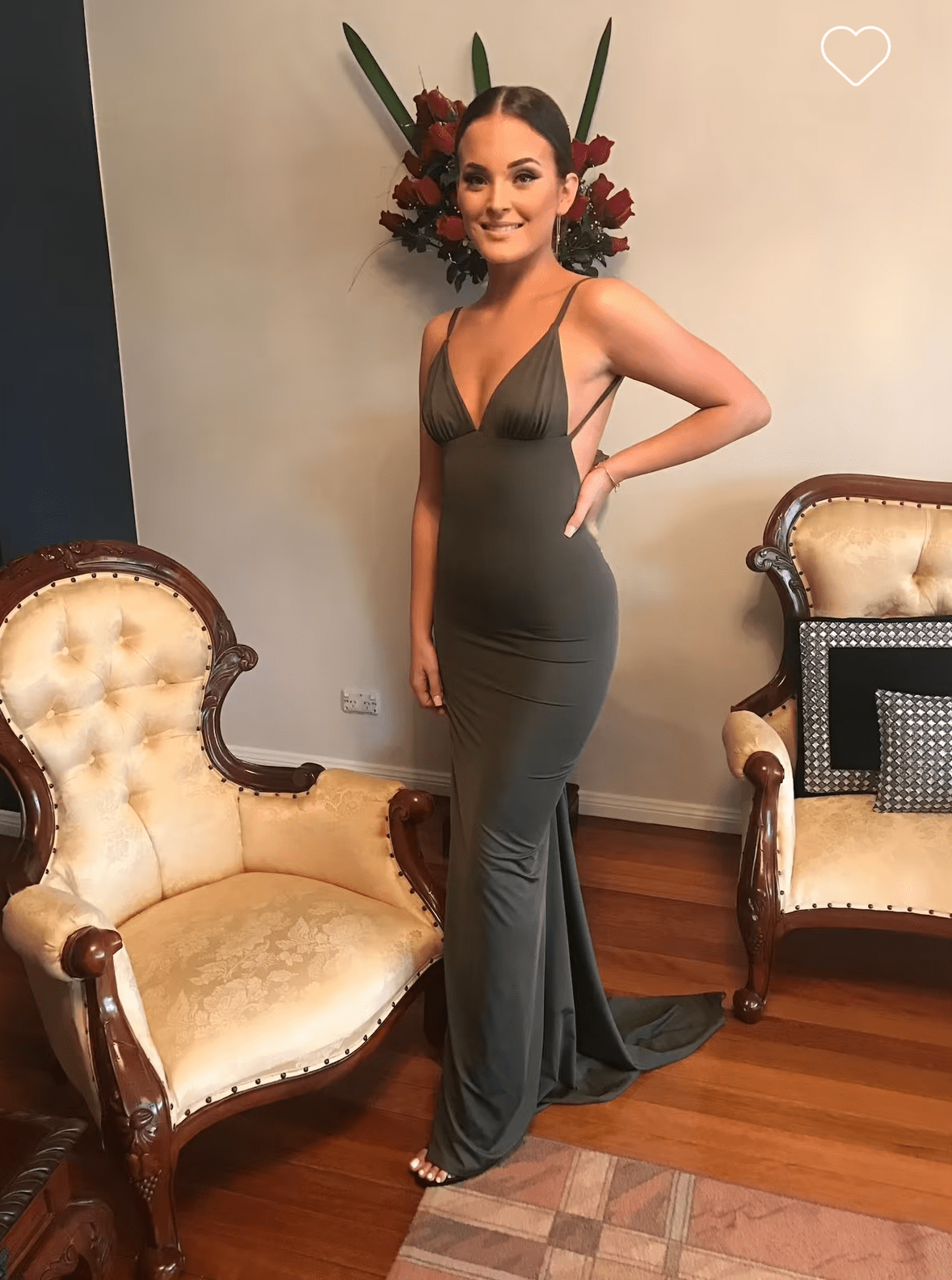 Amy Taylor AURORA Slinky Low Back Mermaid Formal Dress in Australia | One Honey Boutique