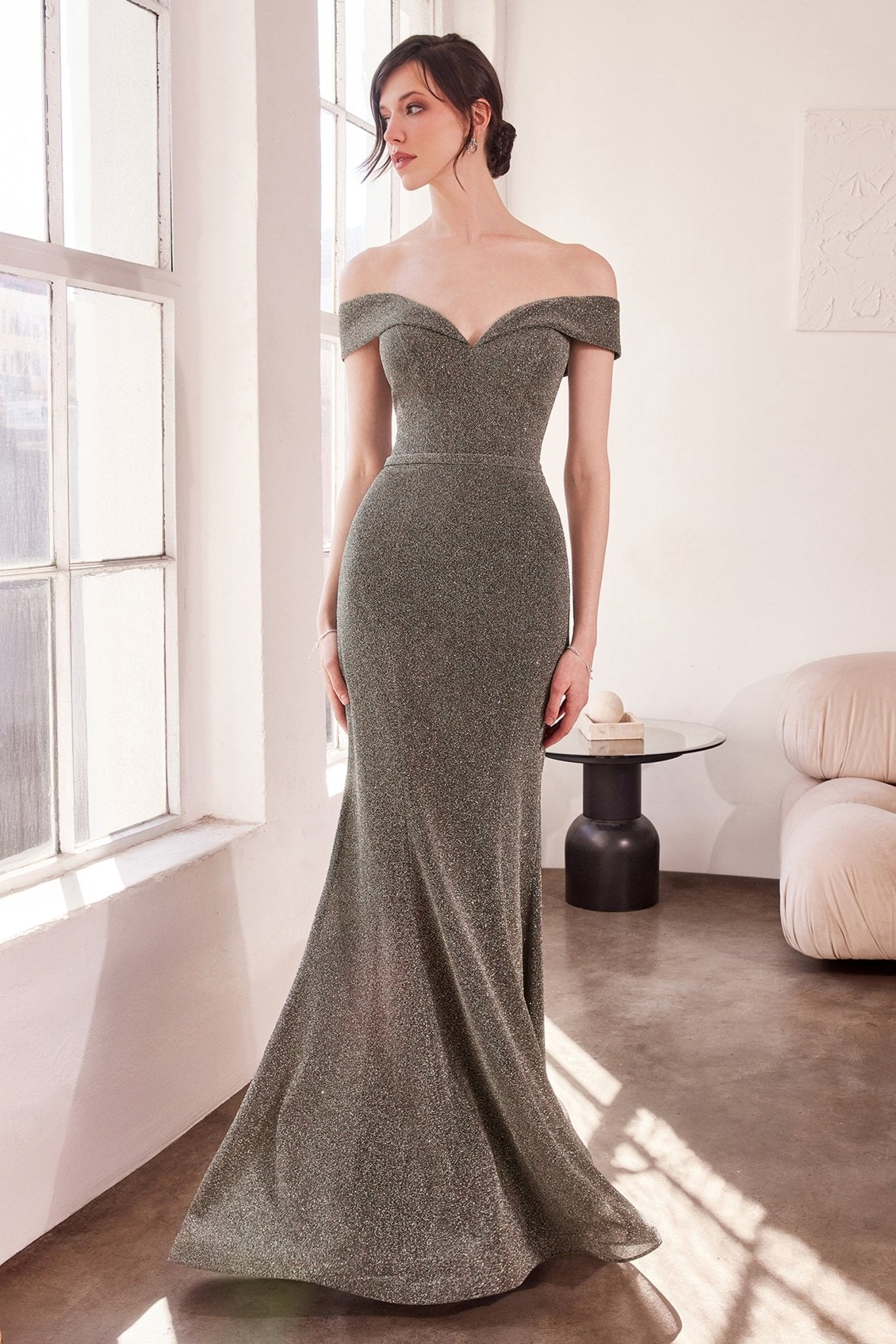 BETRA Off - The - Shoulder Mermaid Evening Gown in Australia | One Honey Boutique
