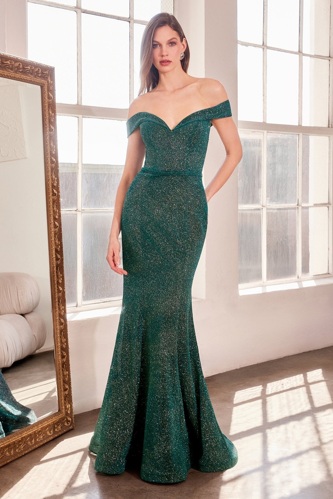 BETRA Off - The - Shoulder Mermaid Evening Gown in Australia | One Honey Boutique