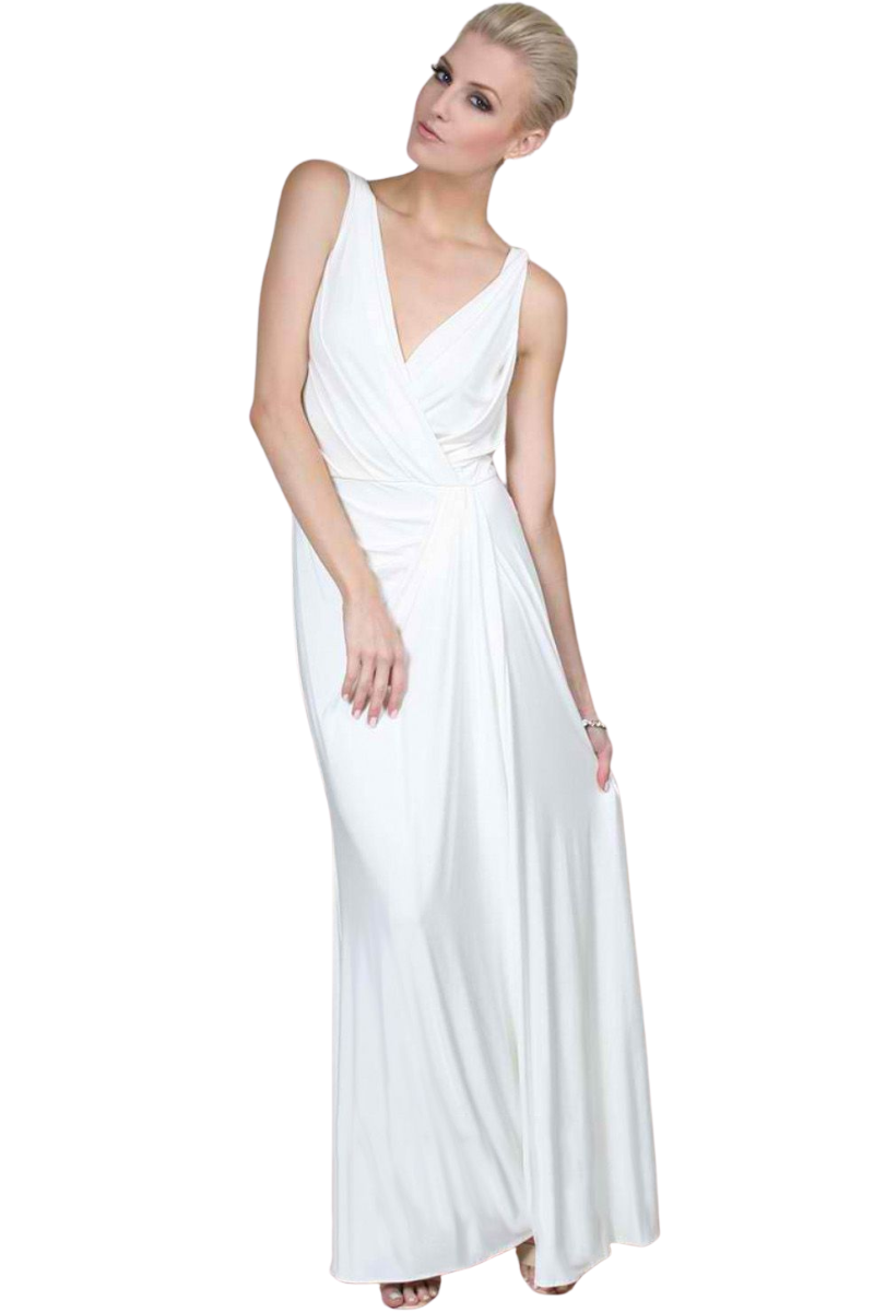 Pia Gladys Perey BRIDGETTE Silk Jersey Mermaid Bridesmaid Dress