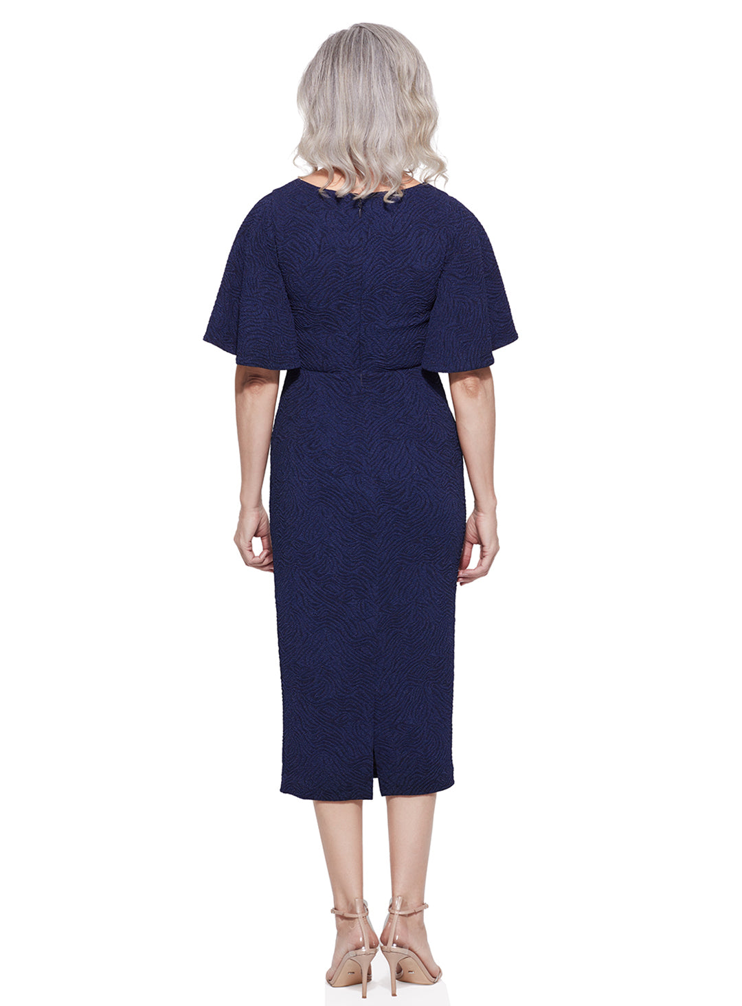 Trellis Lane CATHERINE Couture Hand-Beaded Sheath Evening Gown Formal Dress