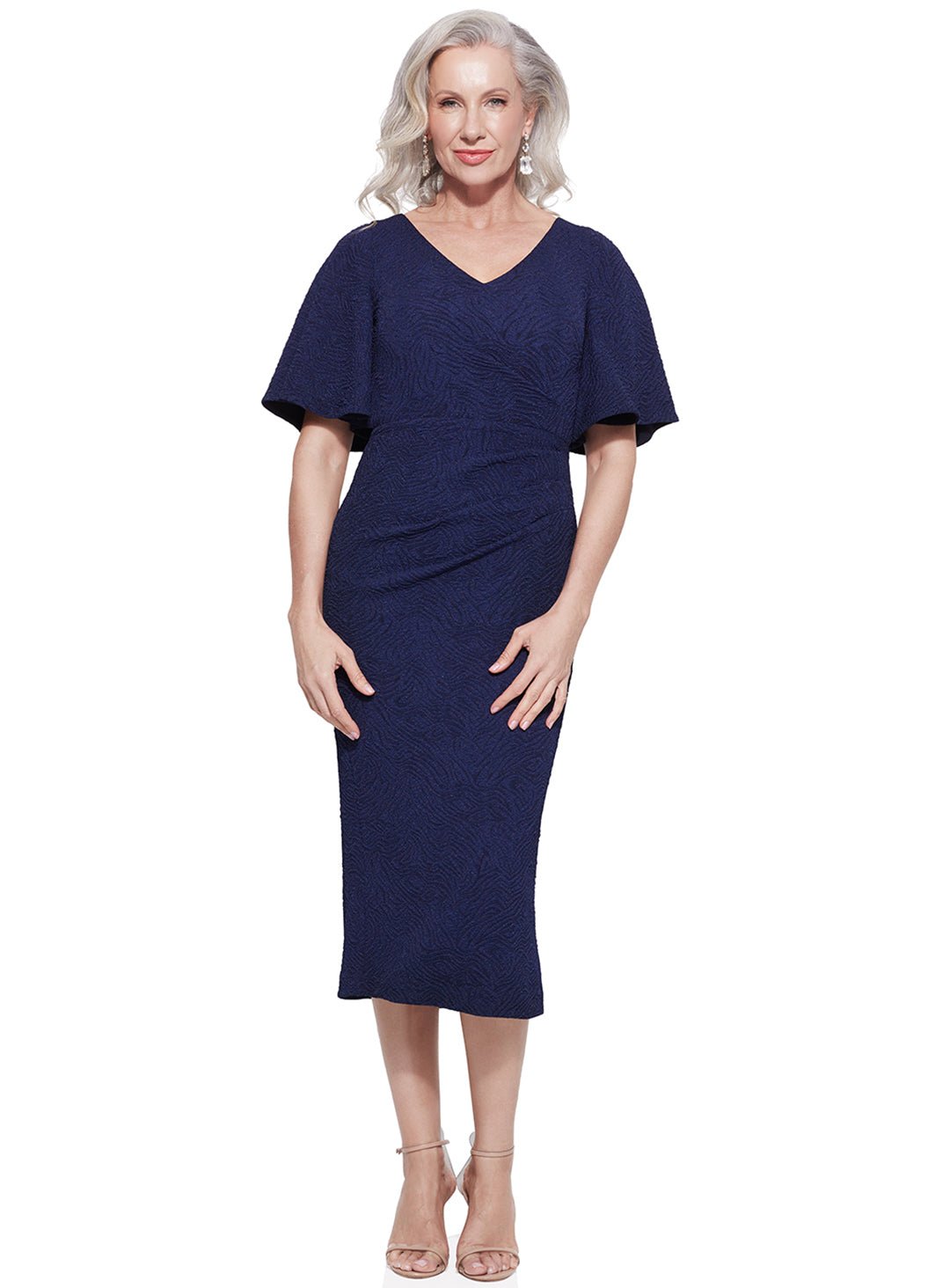 Trellis Lane CATHERINE Couture Hand - Beaded Sheath Evening Gown Formal Dress in Australia | One Honey Boutique