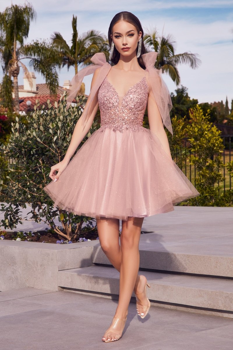 DALPHINE Sequin Lace Tulle Frilly Party Semi Formal Dress with a sequin lace bodice and glitter tulle skirt. Brisbane to Gold Coast.