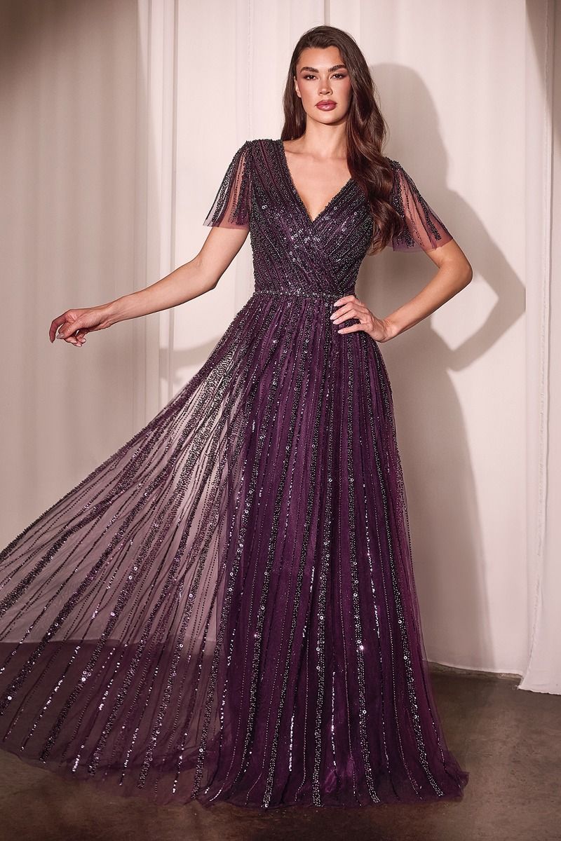 KIRSTEEN Sequin Embellished Mother of Groom Bride Evening Gown KIRSTEEN Sequin Embellished Mother of Groom Bride Evening Gown