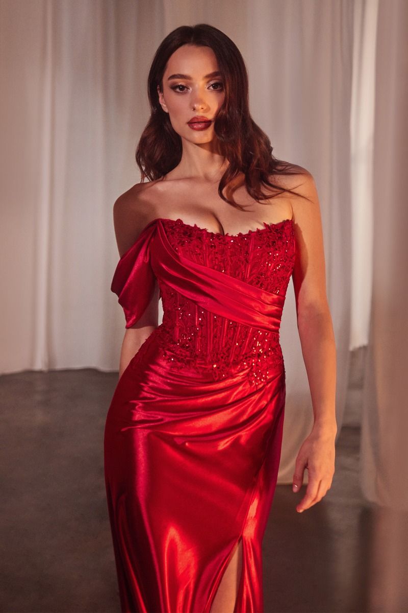 ESMA One Shoulder Corset Mermaid Prom & Formal Dress in Australia | One Honey Boutique