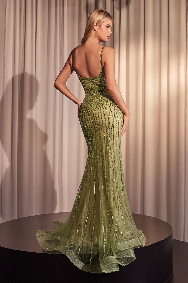 FESTORA Beaded Mermaid Evening Gown with Lush Tulle Overlay, Brisbane to Gold Coast, Australia