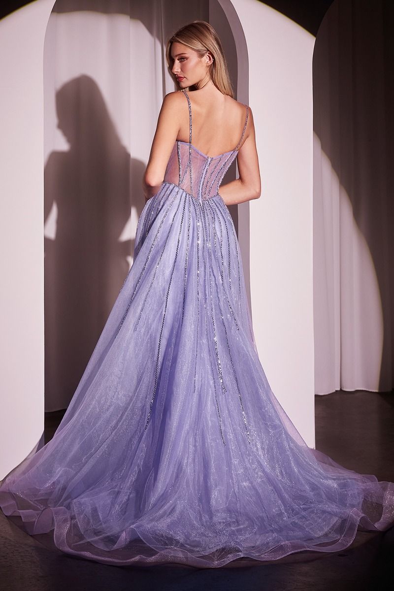 RESTORA Couture beaded diamante overskirt evening gown with fitted tulle and intricate beading, perfect for prom. Brisbane to Gold Coast.