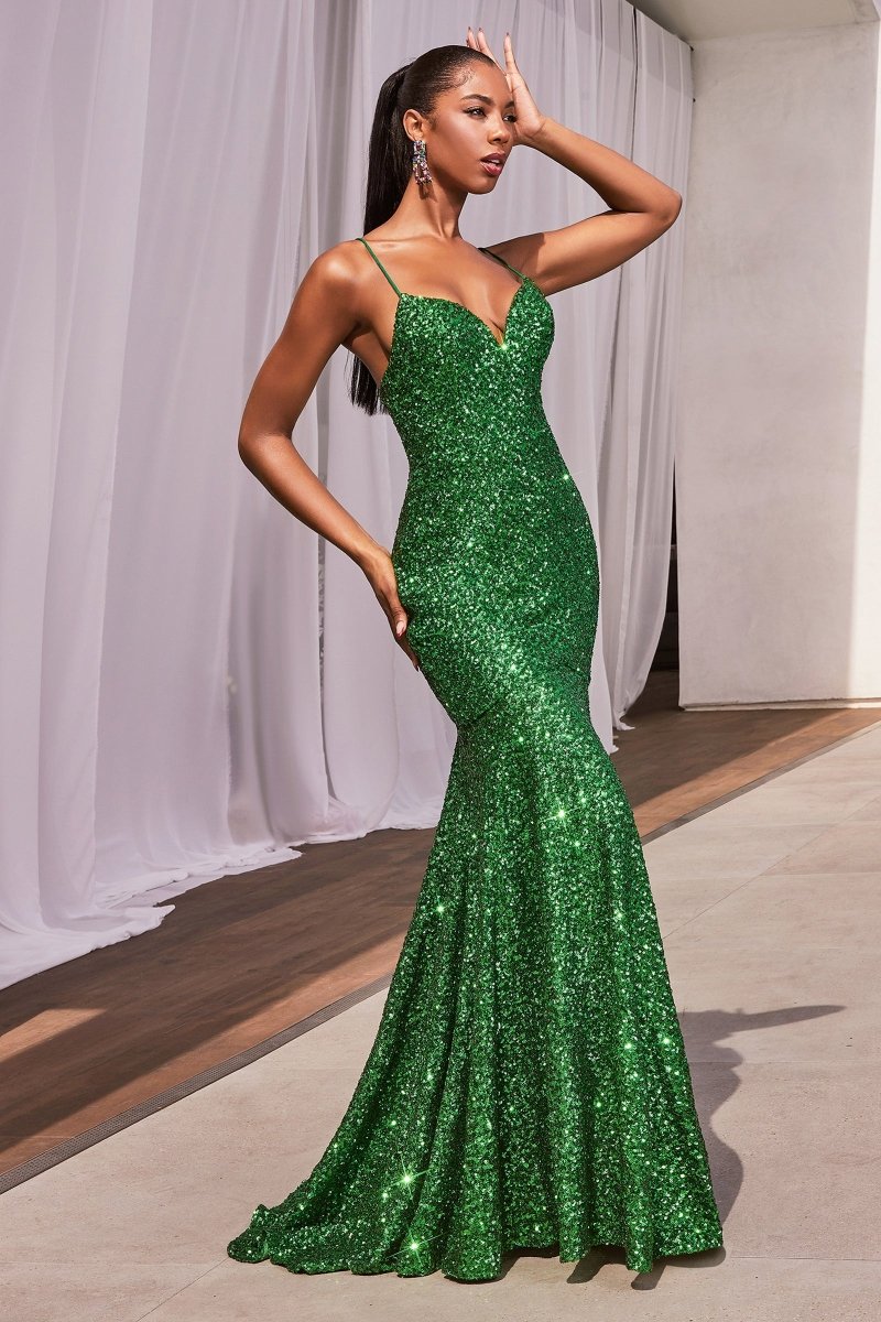 NORMA Sequin Hidden Corset Mermaid Prom & Formal Dress in Australia | One Honey Boutique
