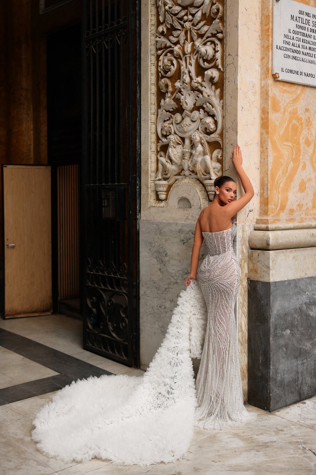 Chic and Holland Couture Beaded BR550026 Evening Dress in Australia | One Honey Boutique