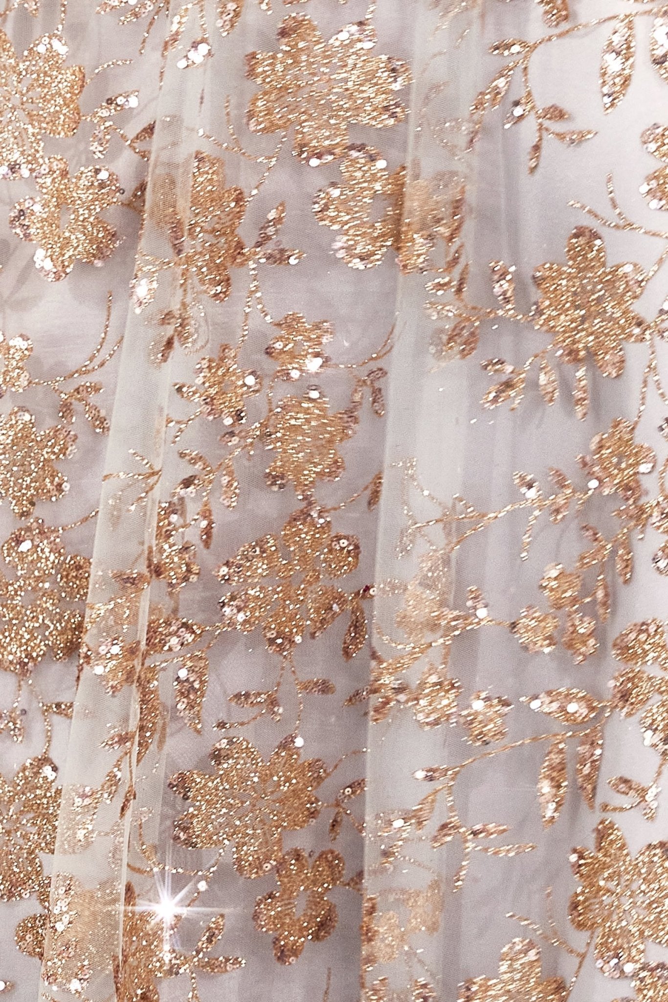 CHRISTIE Deep V Glitter A - Line Evening Dress in Australia | One Honey Boutique