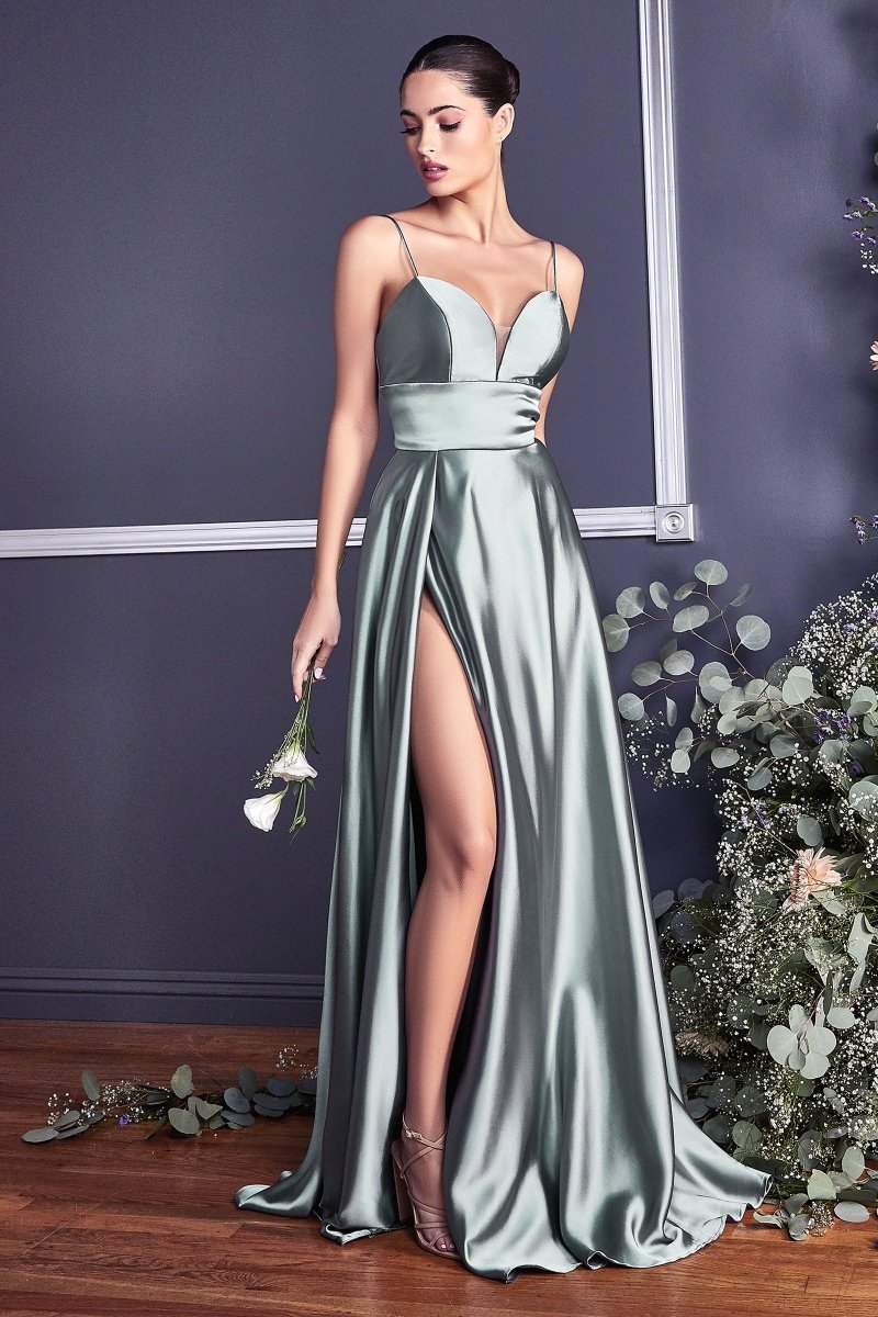 KAY Silky A Line Bridesmaid Semi Formal Dress in Australia | One Honey Boutique