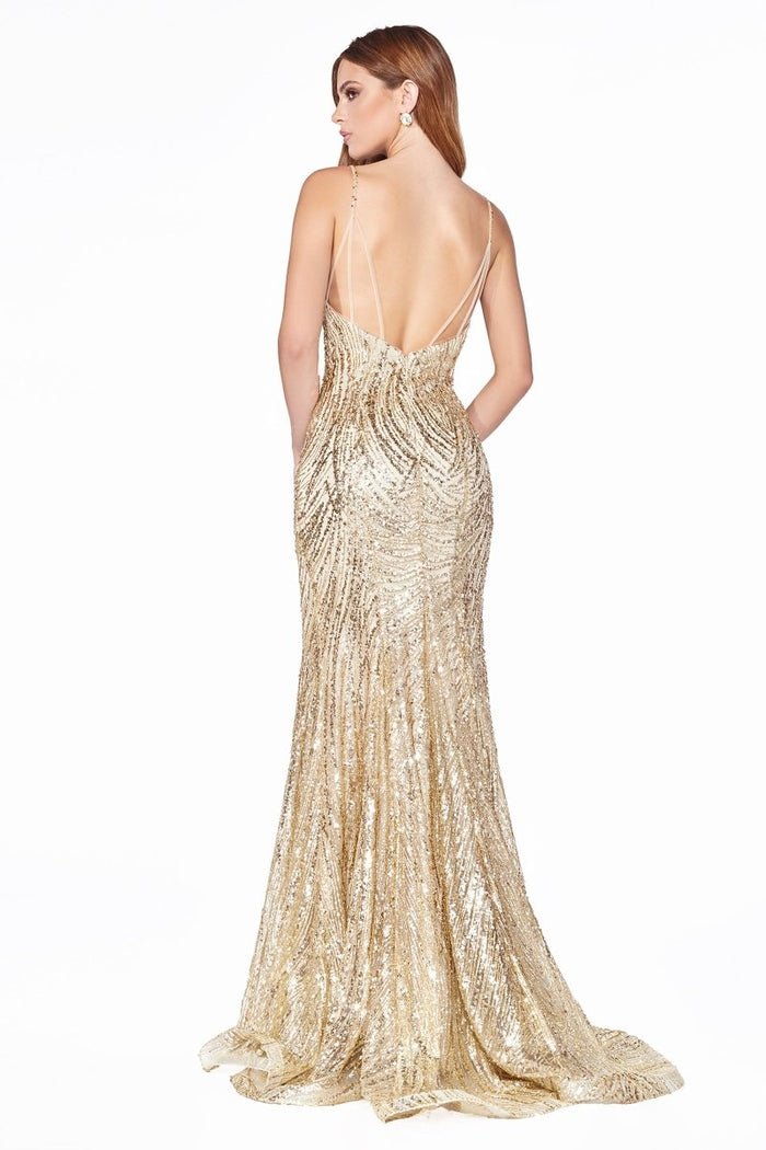 ISABELLA Sequin Glitter Trumpet Mermaid Formal Gown Dress in Australia | One Honey Boutique