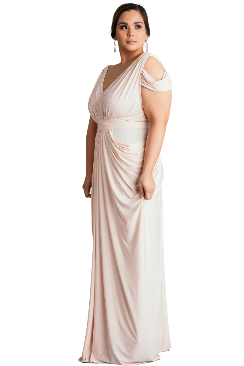 Pia Gladys Perey DARLA Silk Jersey Mermaid Bridesmaid Dress