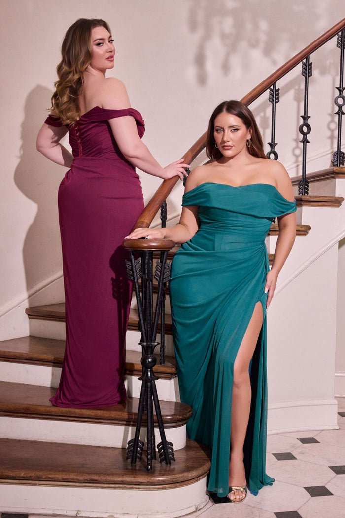 sachin and babi light blue dress Caroline Plus Size Black Gold Wrap Evening Dress Hello Curve