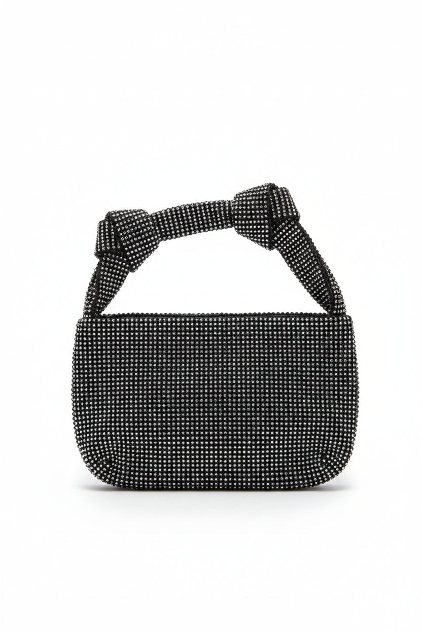 Honey Couture BOUJEE Gold Diamanté Mesh Mini Evening Bag in Australia | One Honey Boutique