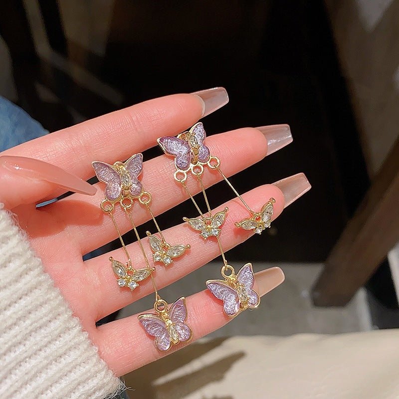 Honey Couture MARIPOSA Butterfly Statement Earrings for Formal & Evening Wear in Australia | One Honey Boutique