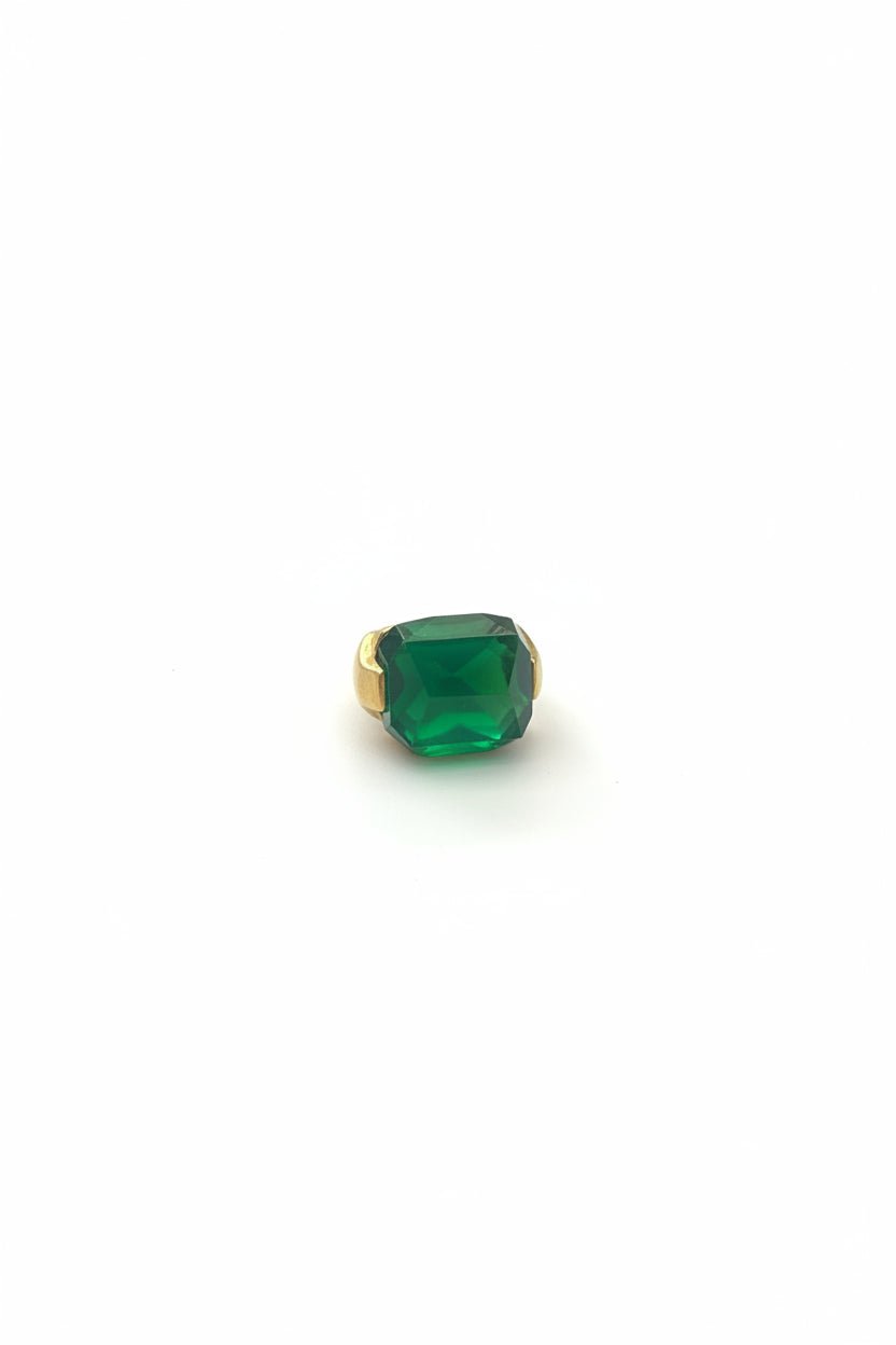 Honey Couture MONET Gold Gemstone Statement Cocktail Ring in Australia | One Honey Boutique
