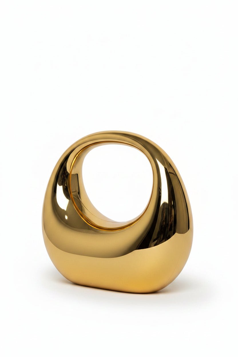 Honey Couture SELENE Metallic Orbit Clutch Bag for Formal & Evening Wear in Australia | One Honey Boutique