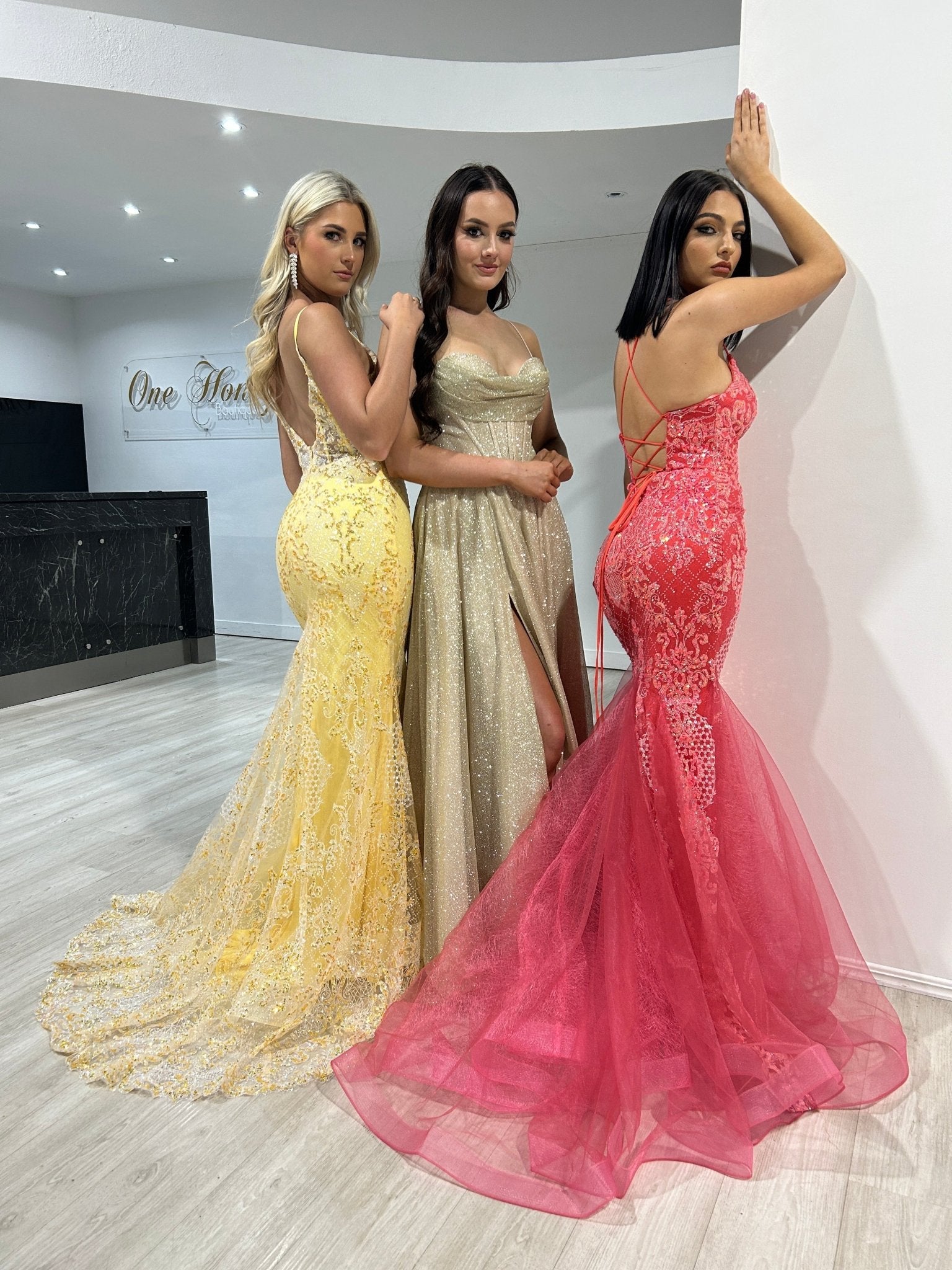 DREYA Glitter Ball Gown School Formal Dress by Honey Couture in Australia | One Honey Boutique