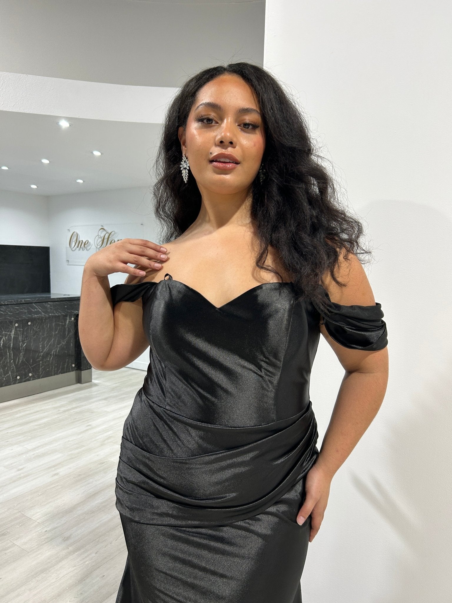 ROCO Curve Silky Off The Shoulder Mermaid Formal Dress in Australia | One Honey Boutique