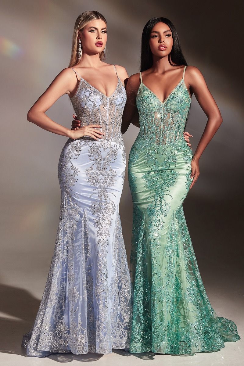 CAROLE Glitter Corset Mermaid School Formal Dress with sequin lace, perfect for prom or gala. Brisbane to Gold Coast, Australia.