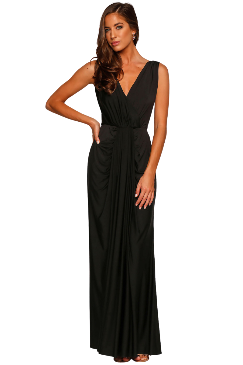 Pia Gladys Perey JESSA Silk Jersey Bridesmaid Maxi Dress