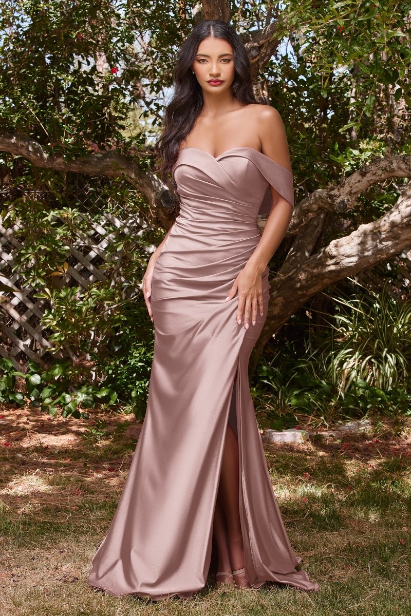 LAILA Off Shoulder Bridesmaid Dress with Delicate Arm Strap and Silky Fabric, Semi Formal Dress, Brisbane to Gold Coast, Australia