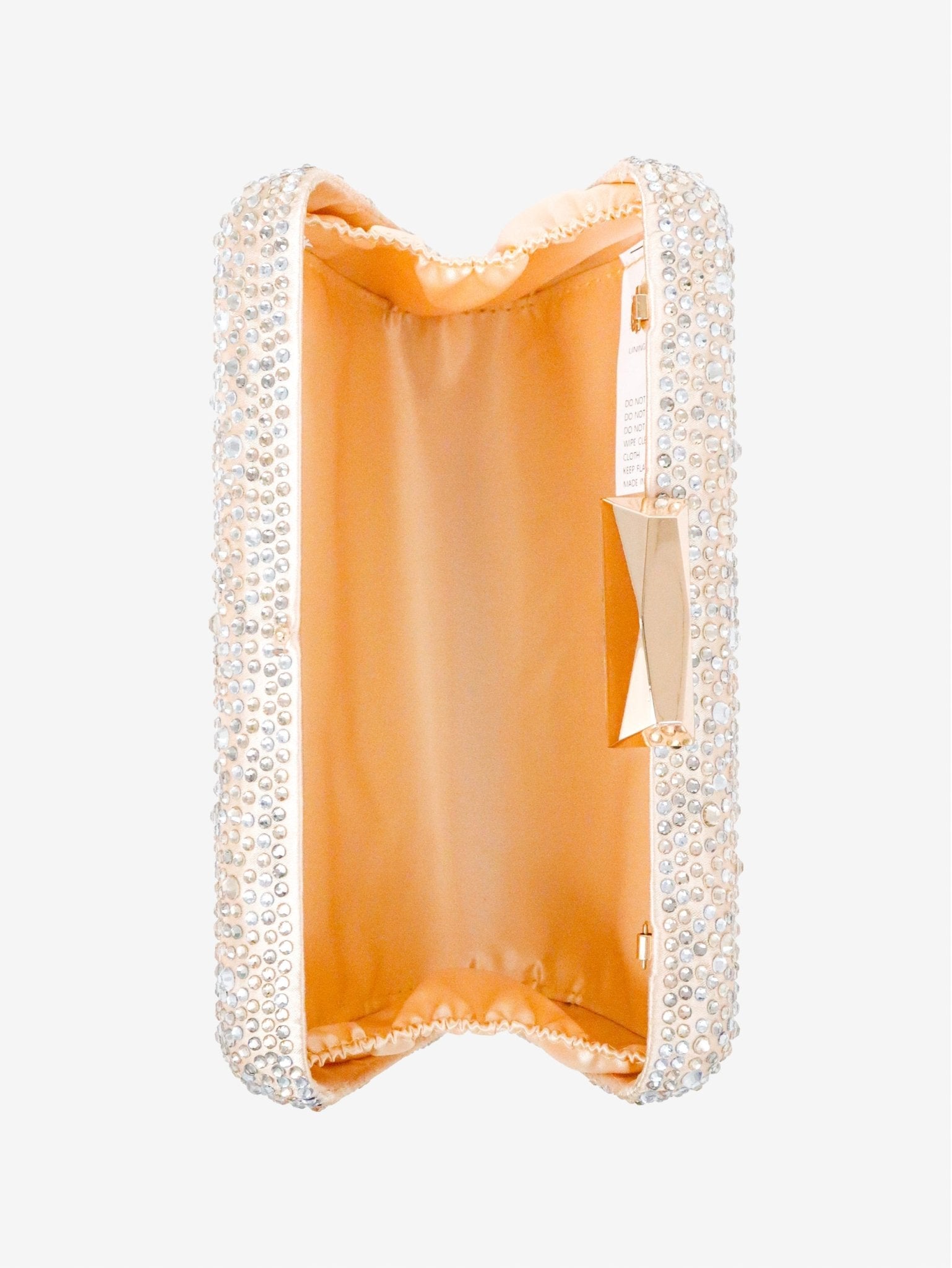 Lustre & Sage ENNA Crystal Satin Clutch Bag in Australia | One Honey Boutique