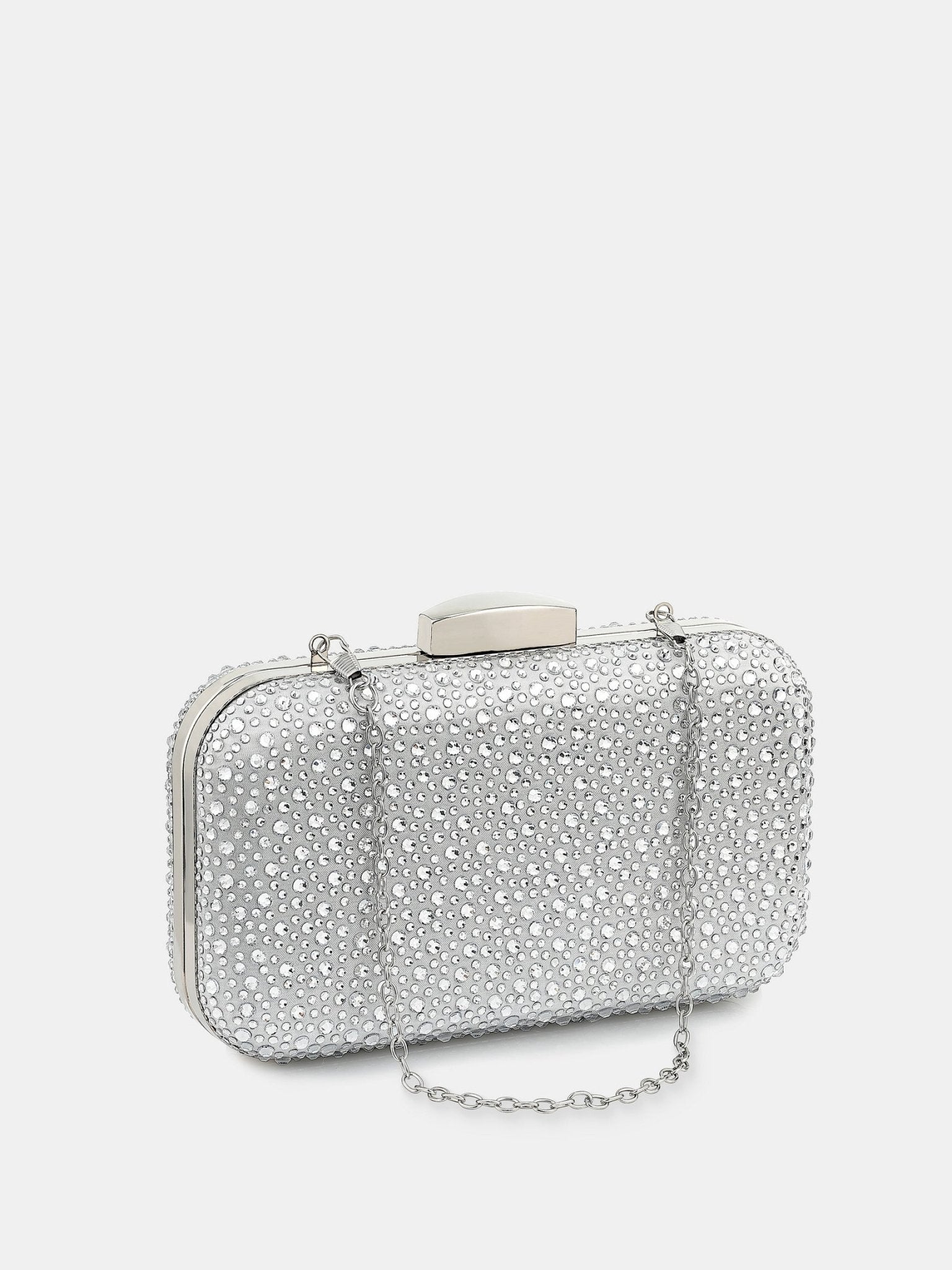 Lustre & Sage ROMIE Rhinestone Clutch Bag in Australia | One Honey Boutique