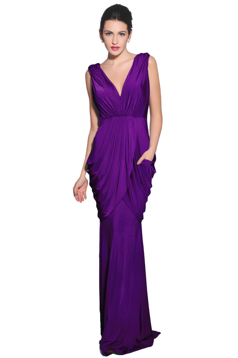 Pia Gladys Perey MADISON Silk Jersey Mermaid Bridesmaid Dress