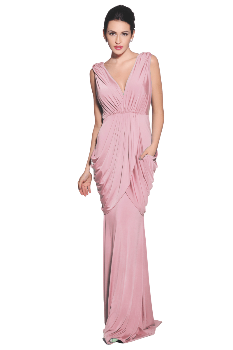 Pia Gladys Perey MADISON Silk Jersey Mermaid Bridesmaid Dress in Australia | One Honey Boutique