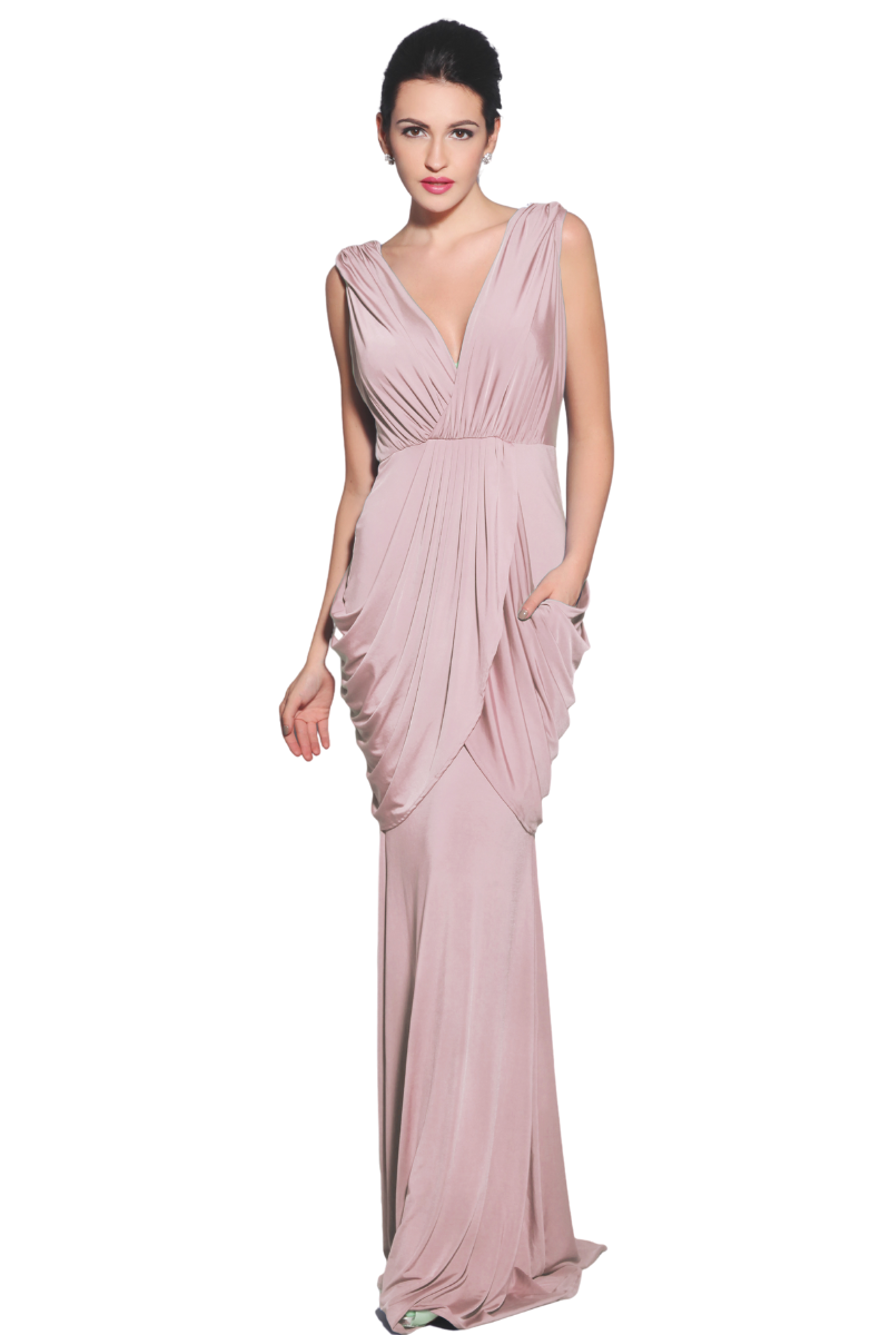 Pia Gladys Perey MADISON Silk Jersey Mermaid Bridesmaid Dress