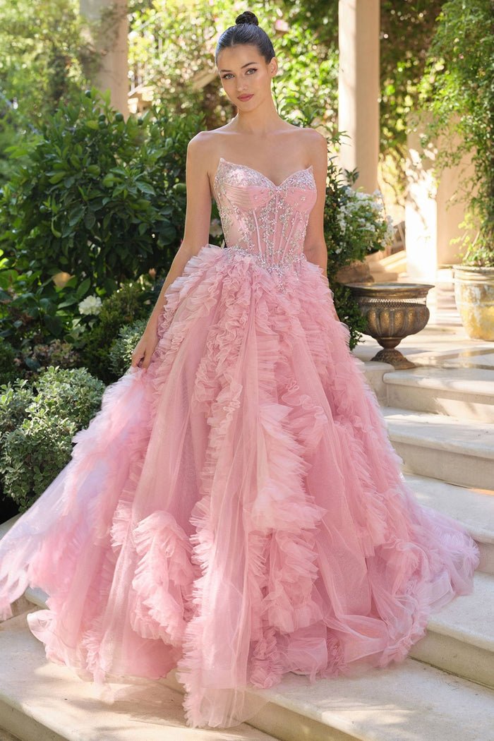 Maisie Tulle Ball Gown Prom Formal Dress in Australia | One Honey Boutique