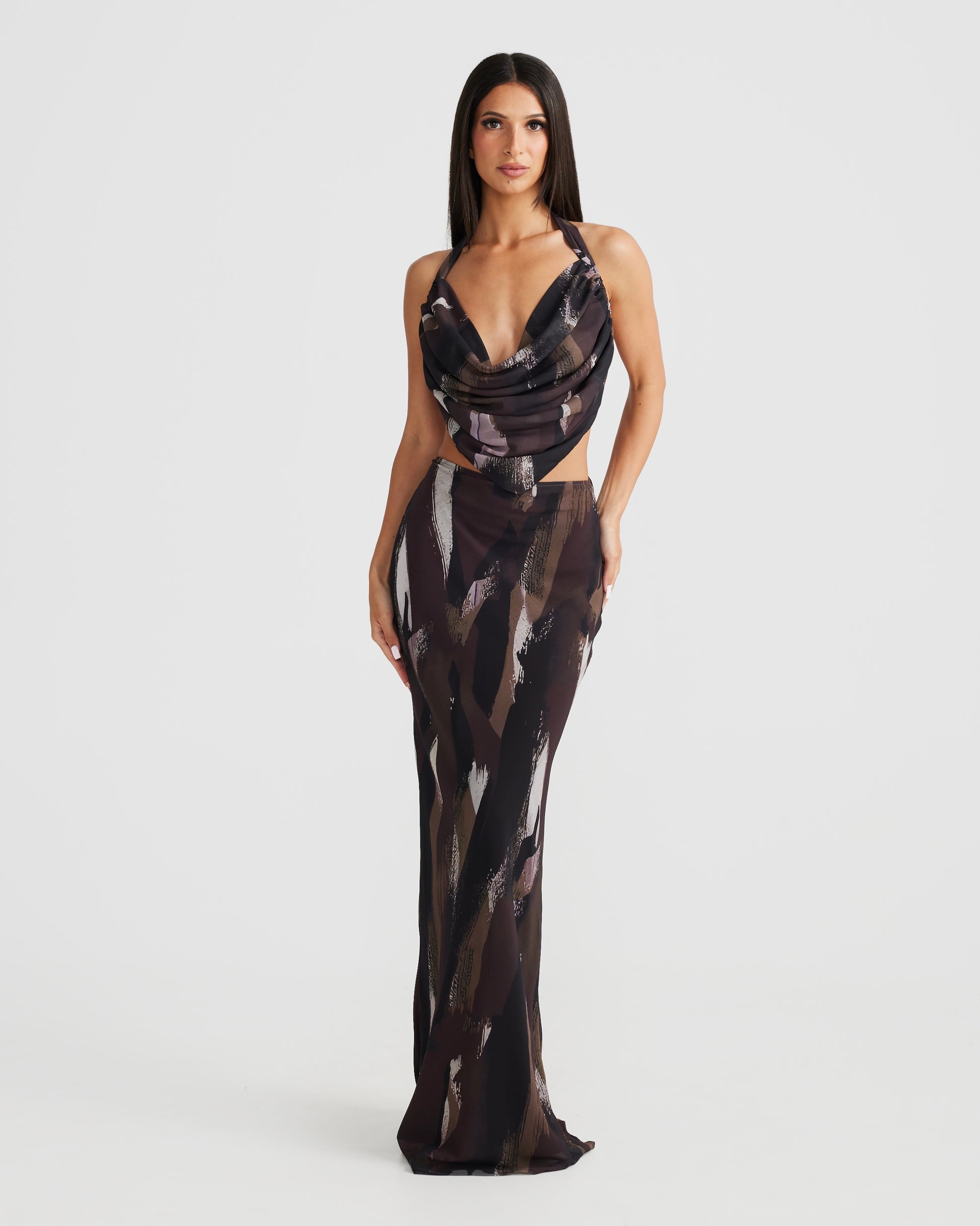 MÉLANI The Label BLAIR SET Chiffon Two-Piece Set