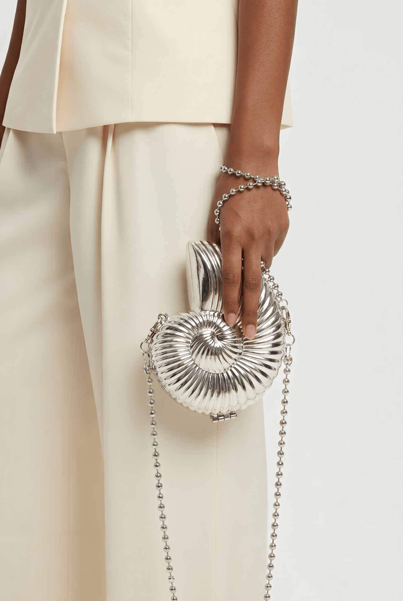 Nautilus Shell Hardcase Clutch Bag in Australia | One Honey Boutique
