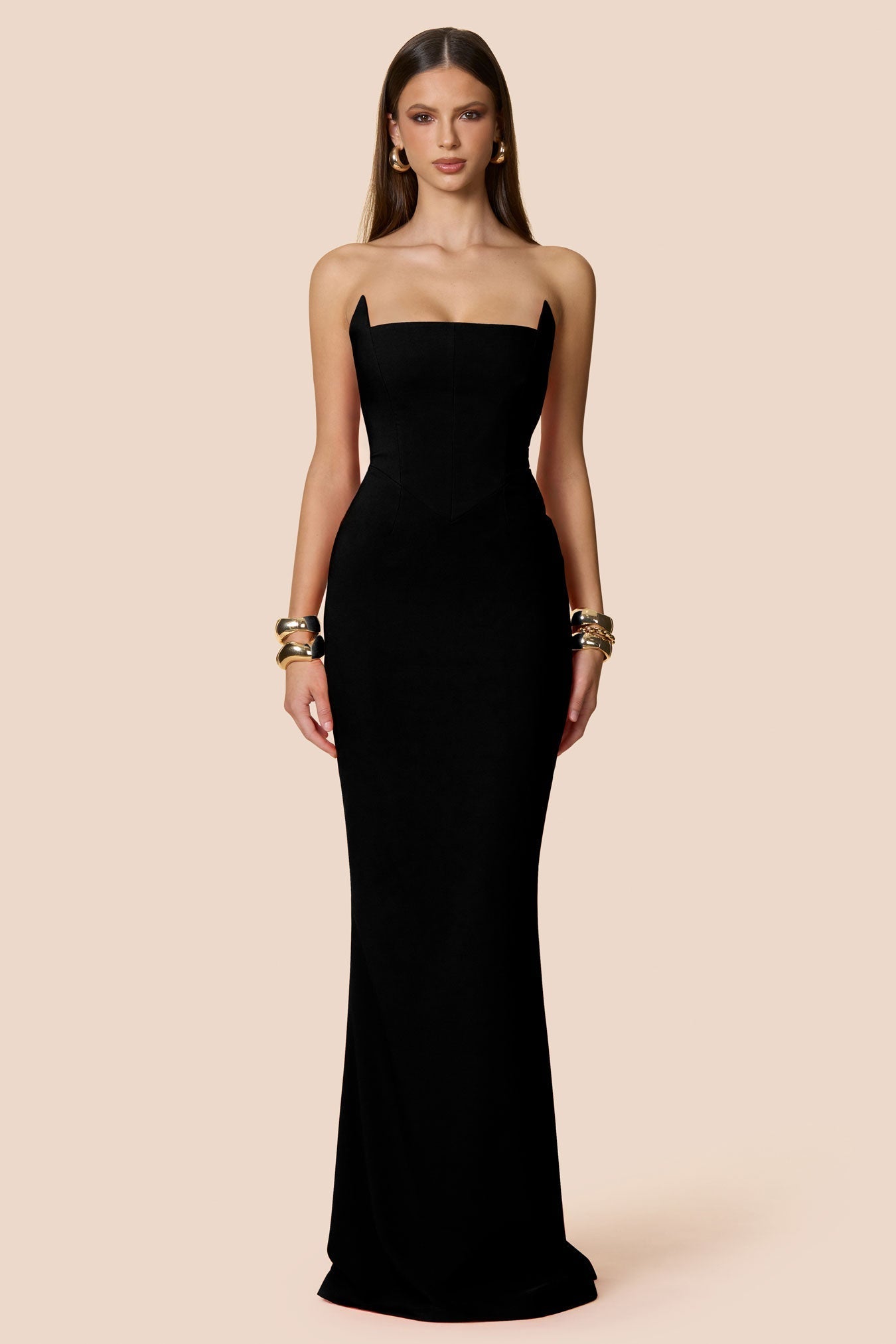 NOOKIE AAILYAH Strapless Structured Semi Formal Gown in Australia | One Honey Boutique