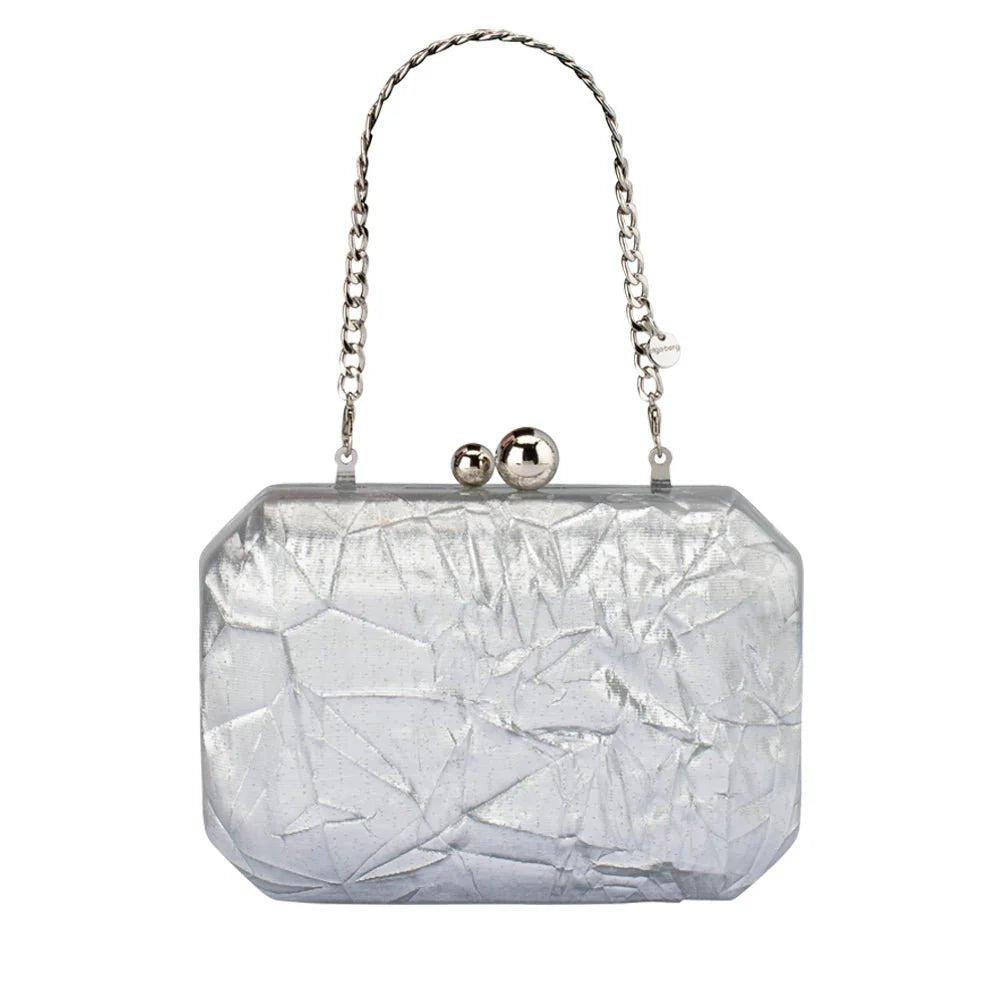Olga Berg MATEO Metallic Clutch in Australia | One Honey Boutique