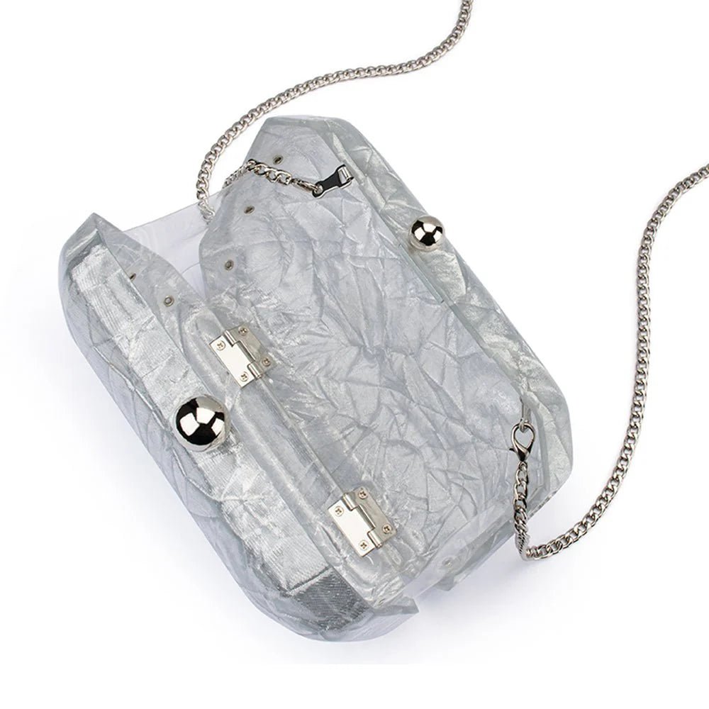 Olga Berg MATEO Metallic Clutch in Australia | One Honey Boutique