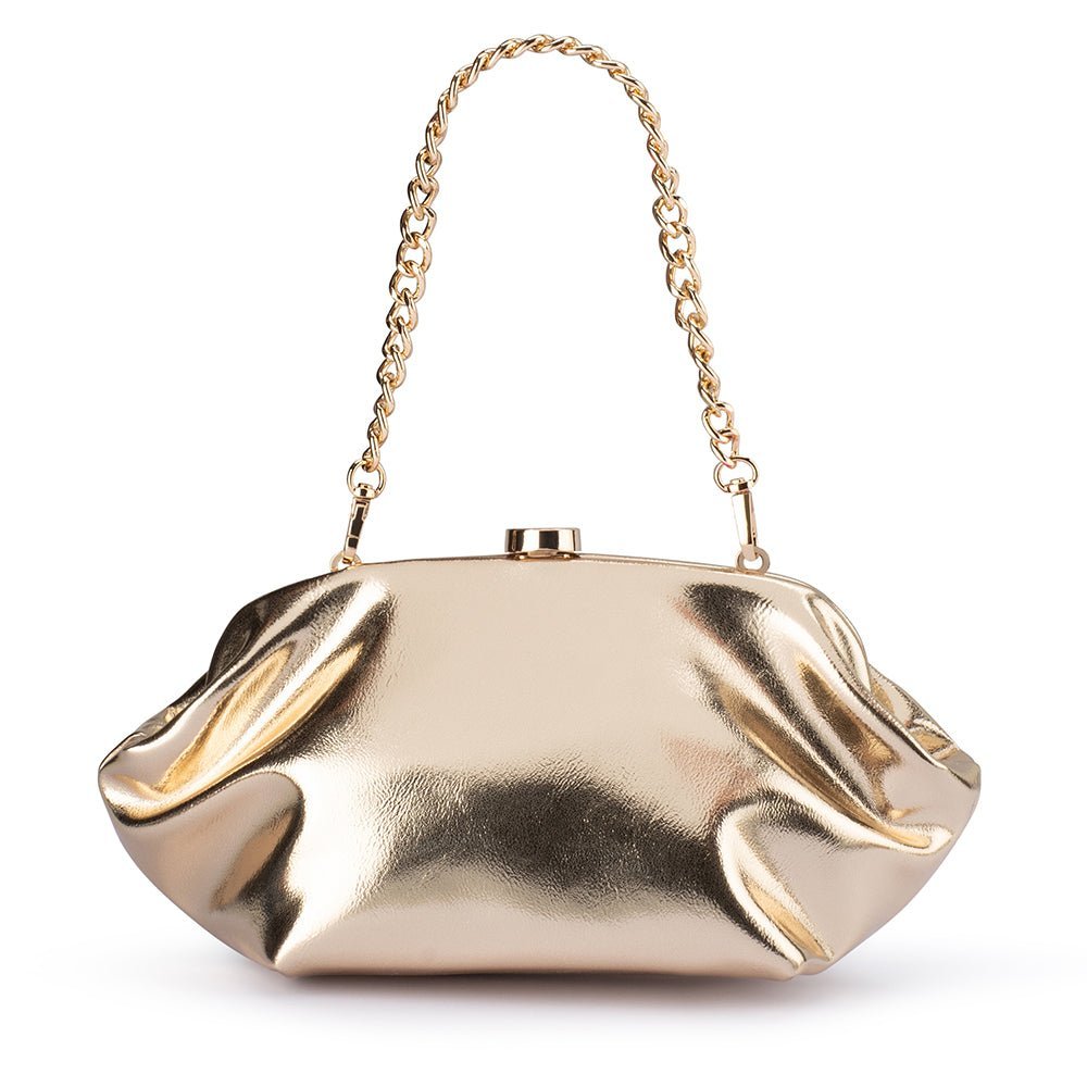 Olga Berg Tally Metallic Clutch Bag in Australia | One Honey Boutique