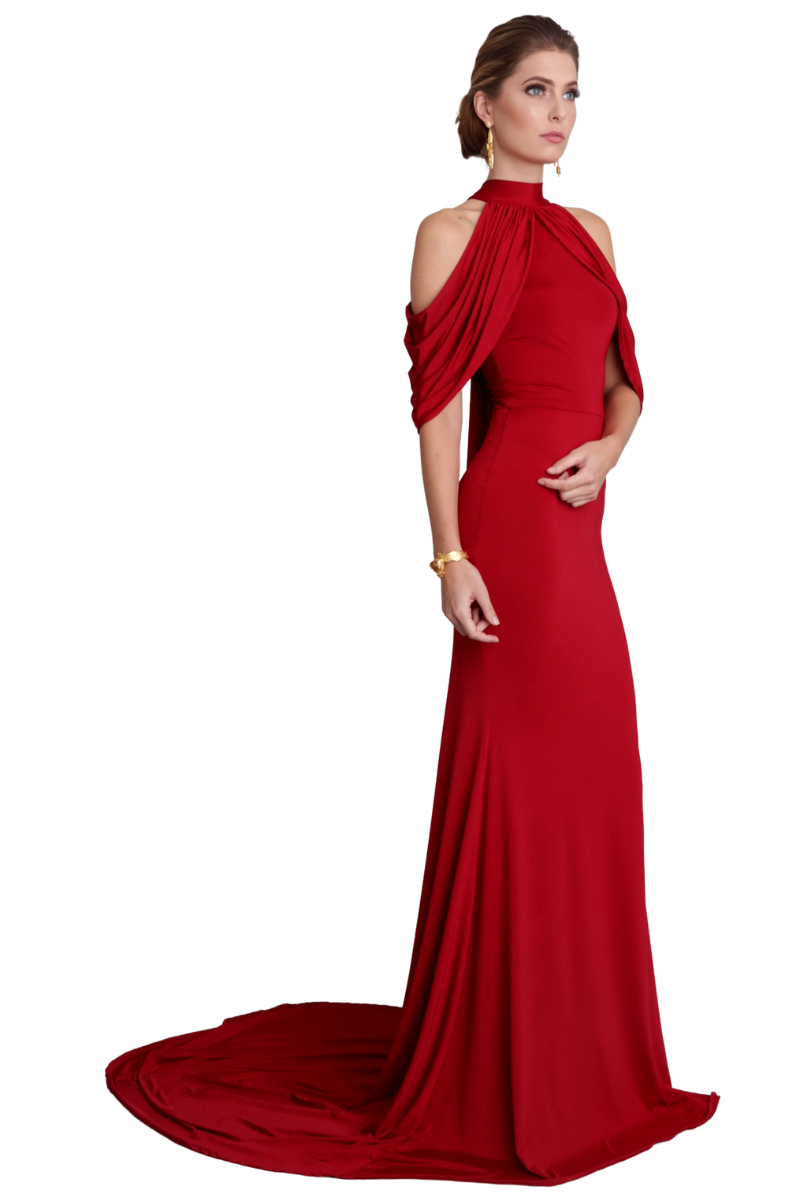 Pia Gladys Perey SADE Silk Jersey Mermaid Bridesmaid Dress