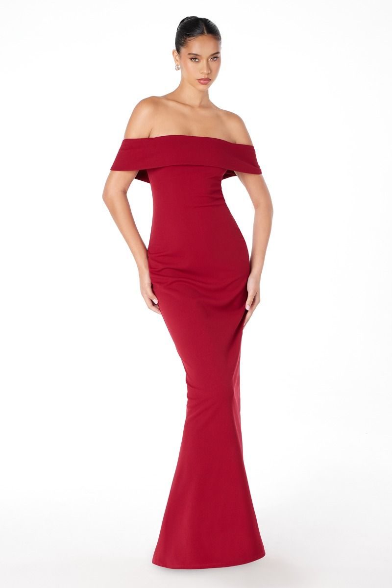 GRADY Off Shoulder Fitted Prom & Semi Formal Dress in Australia | One Honey Boutique