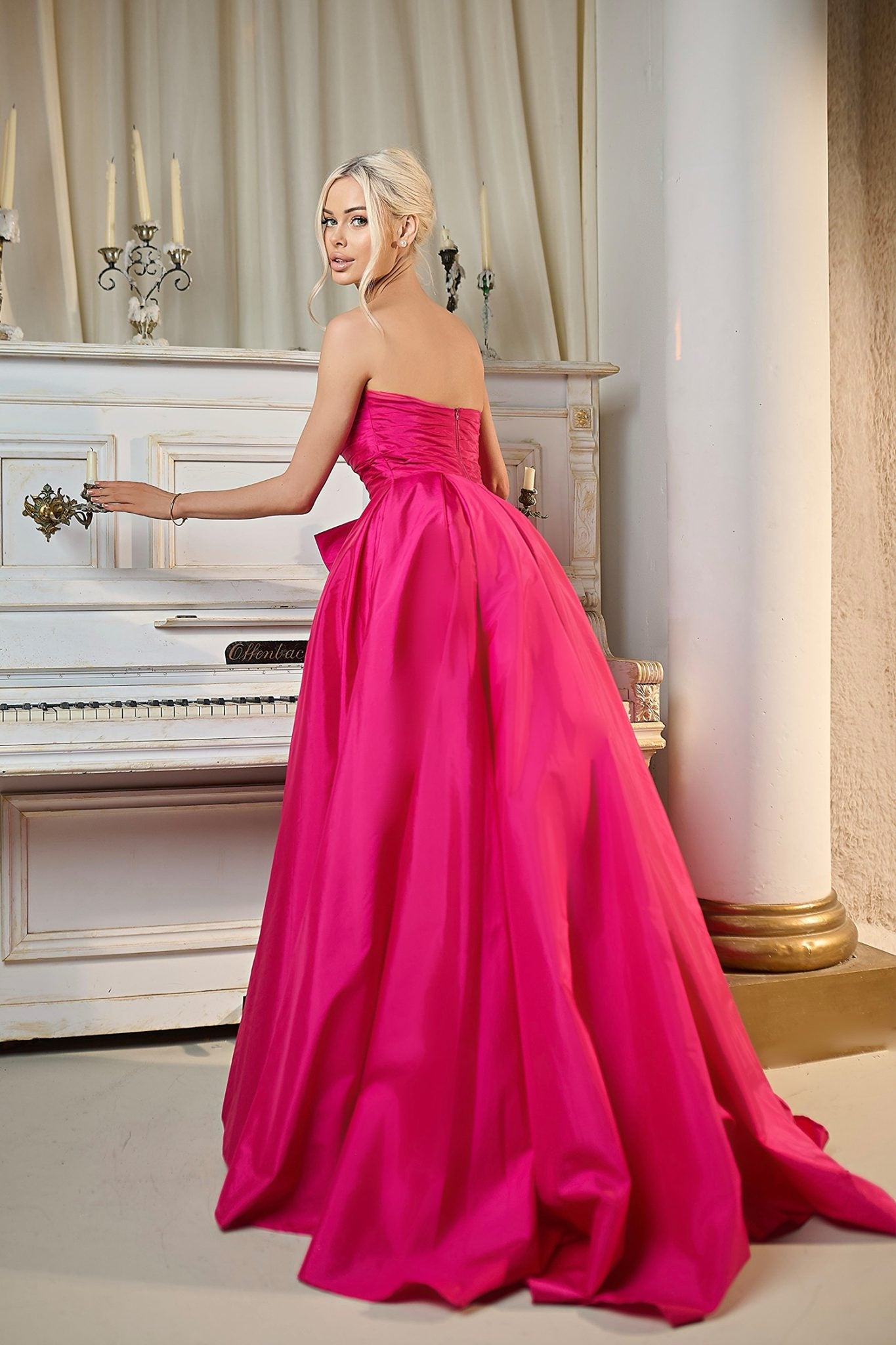 TINA HOLLY TW603 FIORENNE Taffeta Ball Gown Formal Dress in Australia | One Honey Boutique
