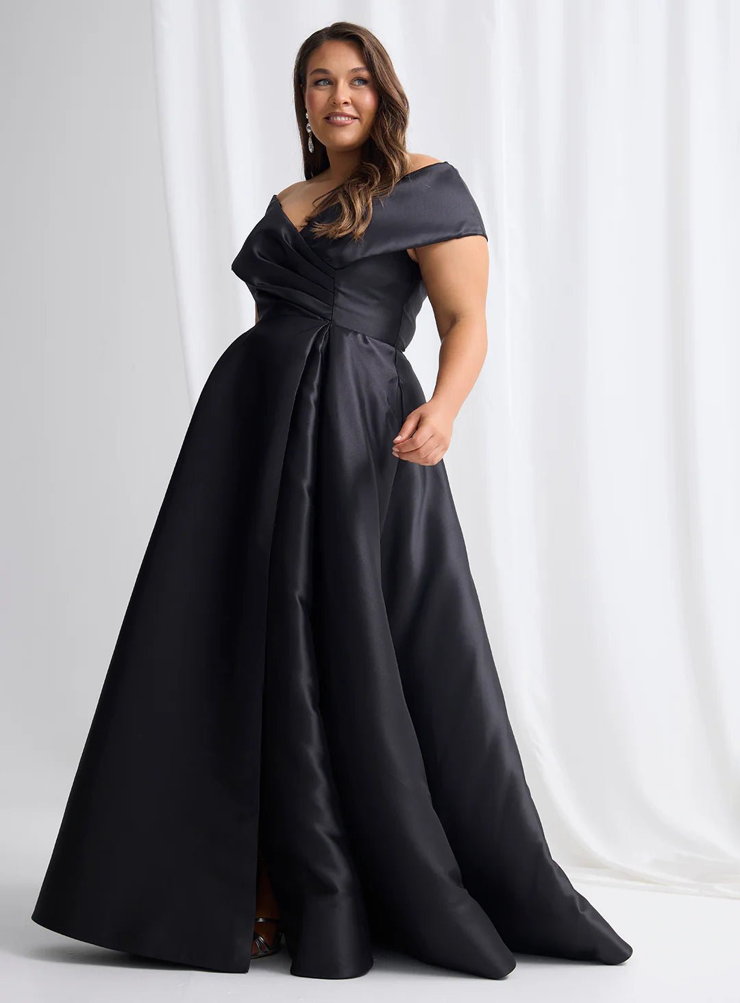 Trellis Lane ELOISA Off Shoulder Gown Mother of the Bride Dress in Australia | One Honey Boutique