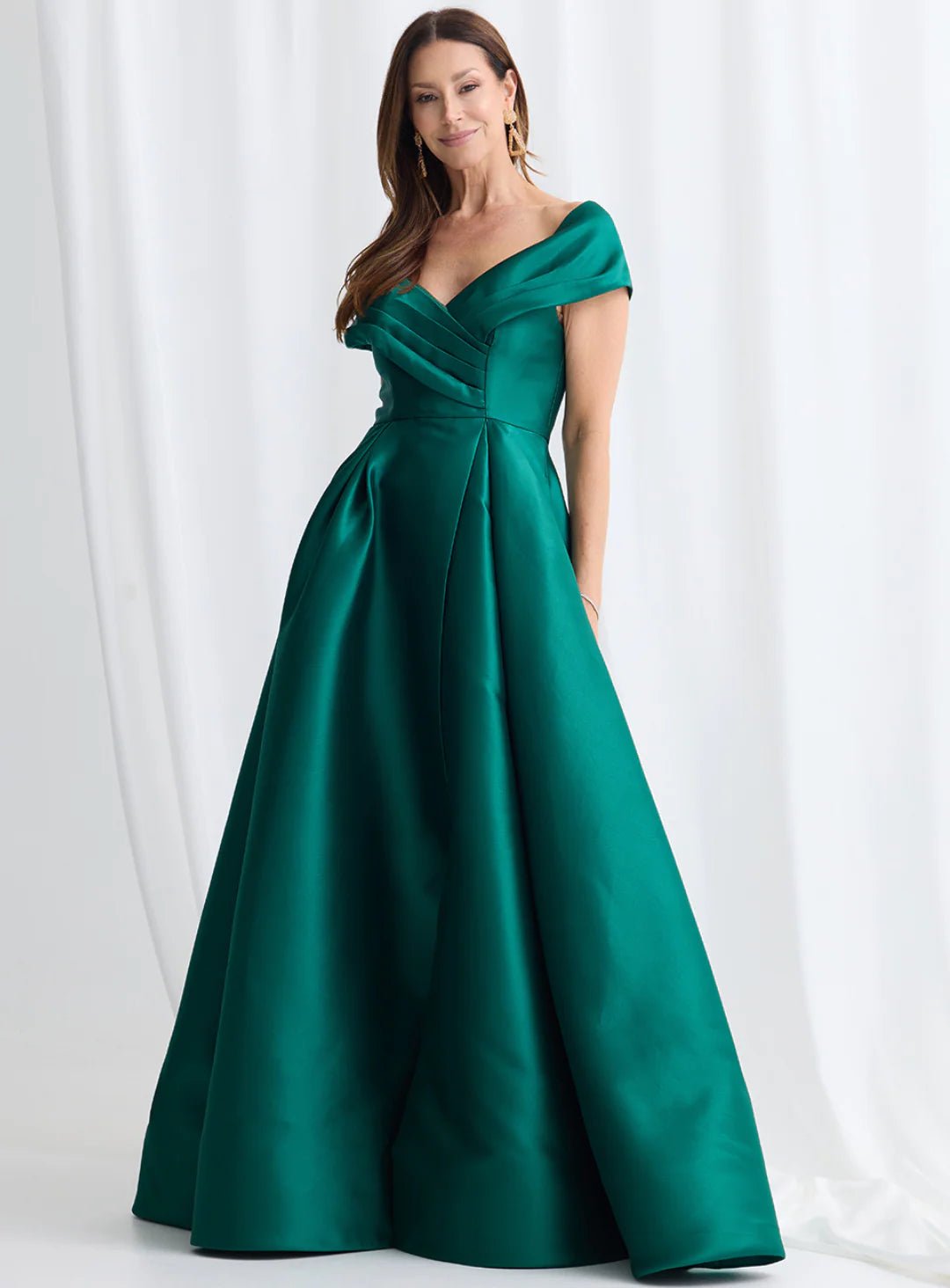 Trellis Lane ELOISA Off Shoulder Gown Mother of the Bride Dress in Australia | One Honey Boutique