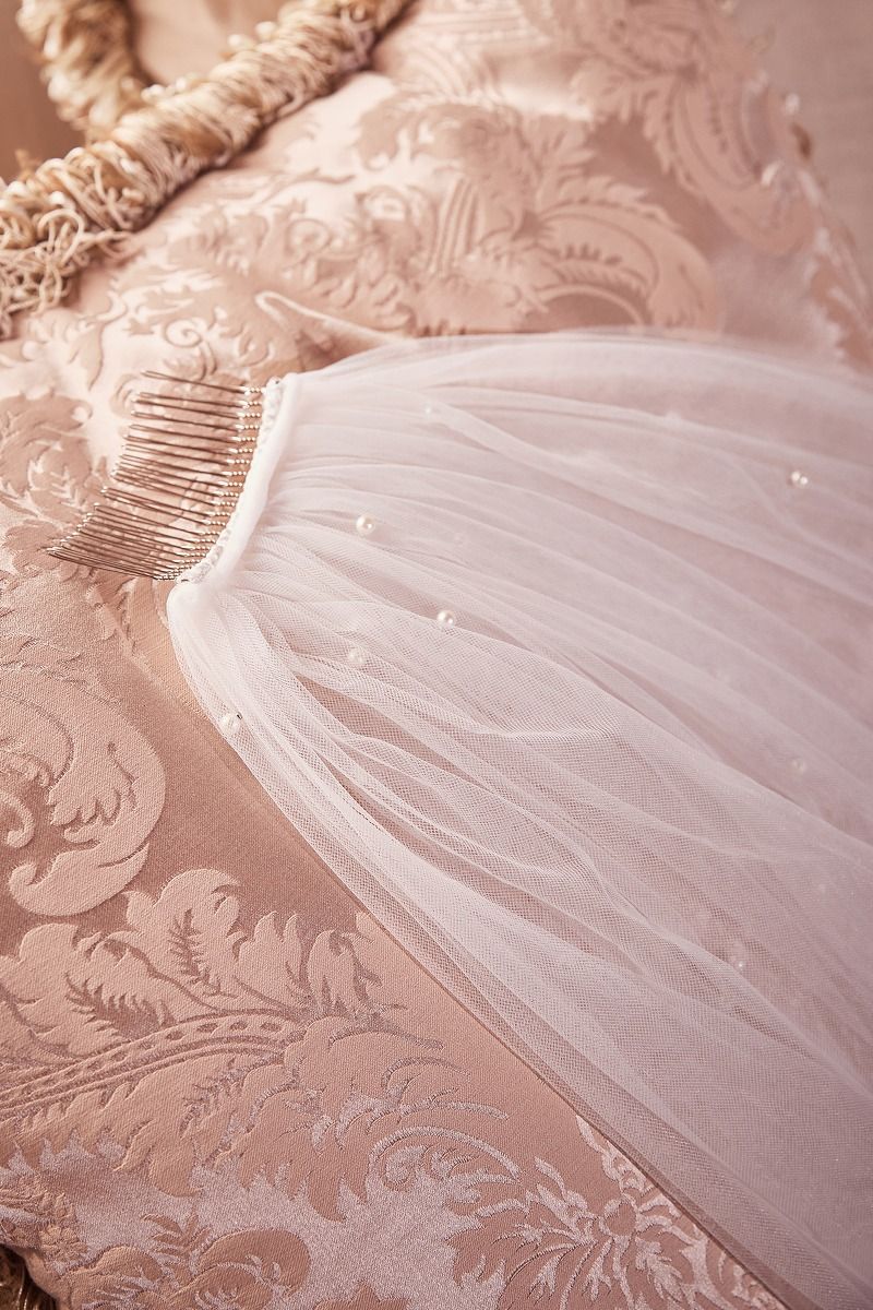 PRAGUE Pearl Drop Royal Length Off White Bridal Veil on lace, affordable bridal elegance, Divinity Bridal Australia
