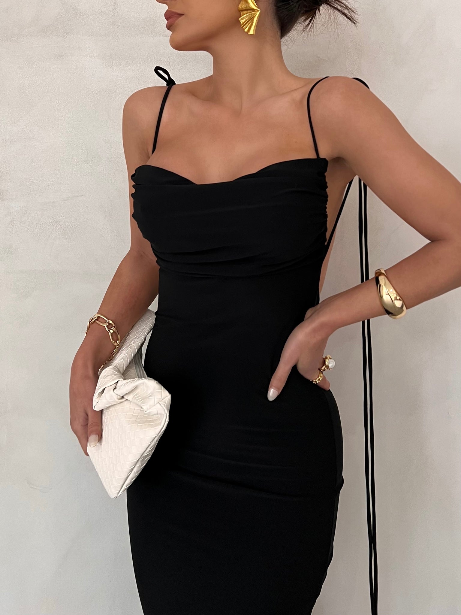 MÉLANI The Label JIANI Low Back Dress